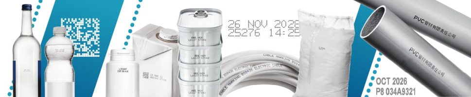 Materials and applications coded with Linx products