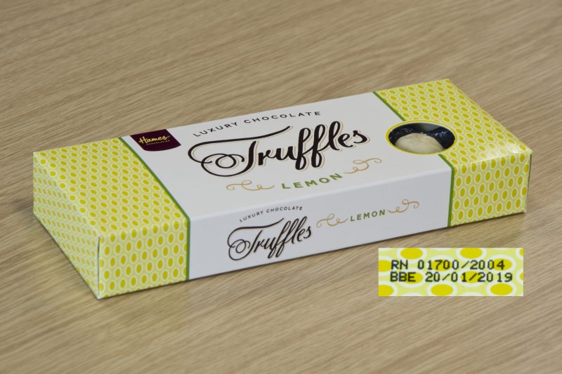 Industrial Coding for Confectionery on Luxury Chocolates