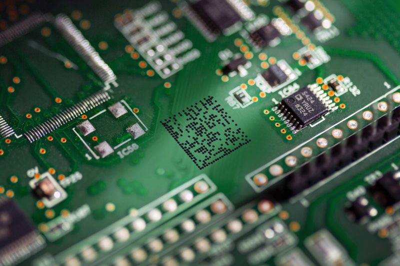 Print Sample for Coding and Marking on Electronics