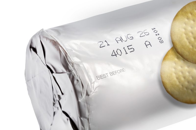 Date Code on Biscuit Packet