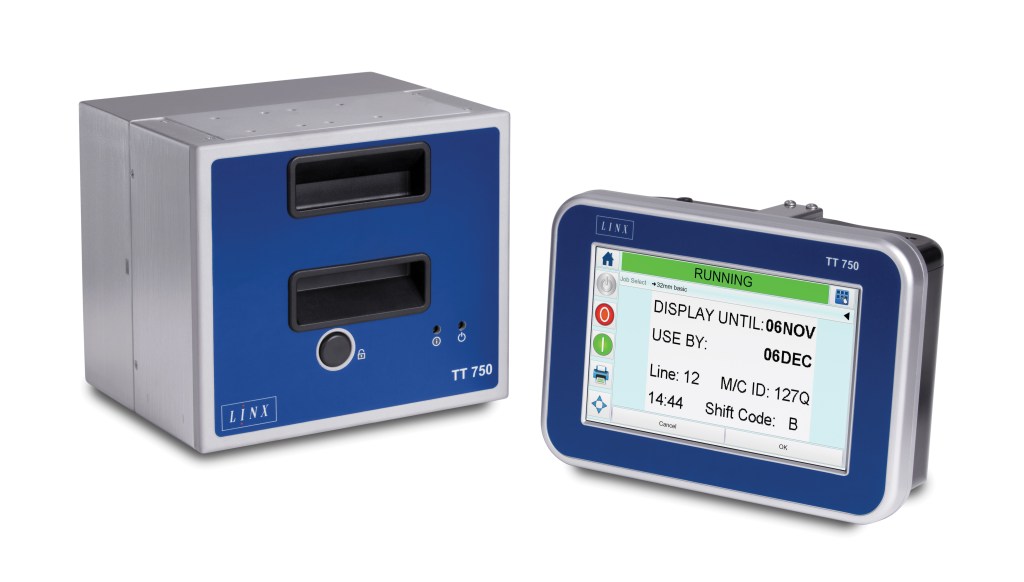 Thermal transfer overprinters- TTO 750 Thermal transfer overprinters- TTO 750