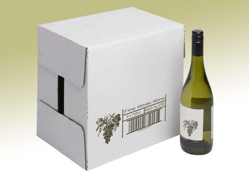 Printing on Cardboard Box for Alcoholic Beverages